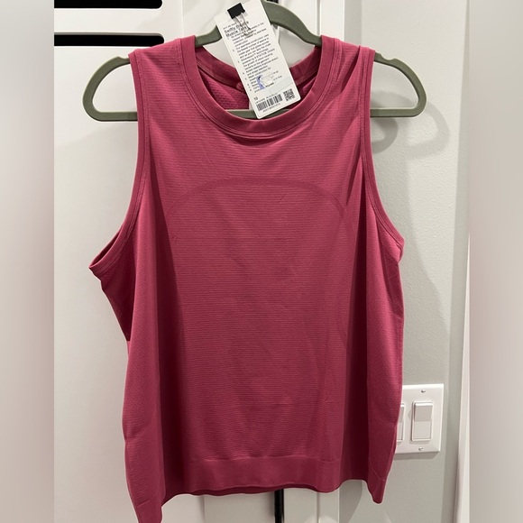 Lululemon Swiftly Breathe Muscle Tank Top Pink Lychee - Picture 2 of 4